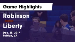 Robinson  vs Liberty  Game Highlights - Dec. 28, 2017