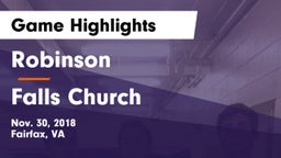 Robinson  vs Falls Church  Game Highlights - Nov. 30, 2018