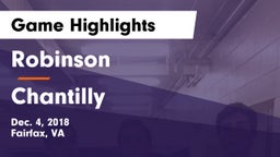 Robinson  vs Chantilly  Game Highlights - Dec. 4, 2018