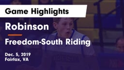 Robinson  vs Freedom-South Riding  Game Highlights - Dec. 5, 2019