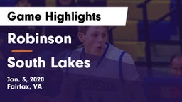 Robinson  vs South Lakes  Game Highlights - Jan. 3, 2020