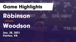 Robinson  vs Woodson  Game Highlights - Jan. 28, 2021