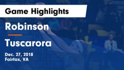 Robinson  vs Tuscarora Game Highlights - Dec. 27, 2018
