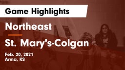 Northeast  vs St. Mary's-Colgan  Game Highlights - Feb. 20, 2021