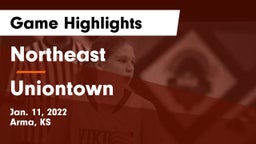 Northeast  vs Uniontown  Game Highlights - Jan. 11, 2022