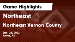 Northeast  vs Northeast Vernon County Game Highlights - Jan. 21, 2022