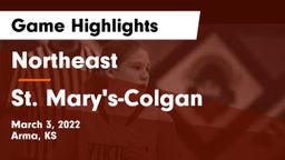 Northeast  vs St. Mary's-Colgan  Game Highlights - March 3, 2022