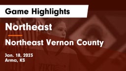 Northeast  vs Northeast Vernon County Game Highlights - Jan. 18, 2023