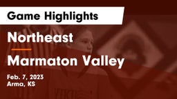 Northeast  vs Marmaton Valley  Game Highlights - Feb. 7, 2023