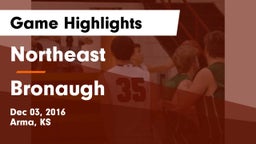 Northeast  vs Bronaugh Game Highlights - Dec 03, 2016