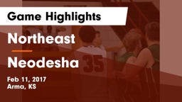 Northeast  vs Neodesha Game Highlights - Feb 11, 2017