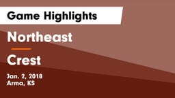 Northeast  vs Crest Game Highlights - Jan. 2, 2018