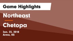 Northeast  vs Chetopa Game Highlights - Jan. 23, 2018