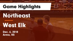 Northeast  vs West Elk Game Highlights - Dec. 6, 2018