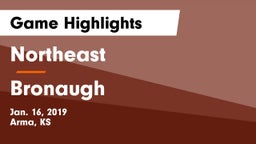 Northeast  vs Bronaugh Game Highlights - Jan. 16, 2019