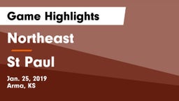 Northeast  vs St Paul Game Highlights - Jan. 25, 2019