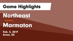 Northeast  vs Marmaton Game Highlights - Feb. 5, 2019
