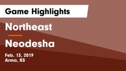 Northeast  vs Neodesha Game Highlights - Feb. 13, 2019