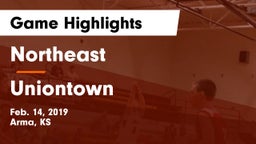 Northeast  vs Uniontown Game Highlights - Feb. 14, 2019