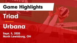 Triad  vs Urbana  Game Highlights - Sept. 5, 2020