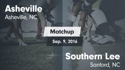 Matchup: Asheville High vs. Southern Lee  2016