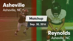 Matchup: Asheville High vs. Reynolds  2016