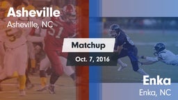Matchup: Asheville High vs. Enka  2016