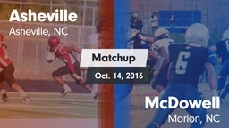 Matchup: Asheville High vs. McDowell  2016