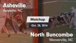 Matchup: Asheville High vs. North Buncombe  2016