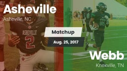 Matchup: Asheville High vs. Webb  2017