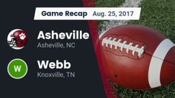 Recap: Asheville  vs. Webb  2017