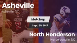 Matchup: Asheville High vs. North Henderson  2017