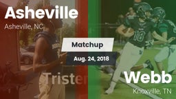 Matchup: Asheville High vs. Webb  2018