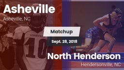 Matchup: Asheville High vs. North Henderson  2018