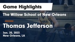 The Willow School of New Orleans vs Thomas Jefferson  Game Highlights - Jan. 20, 2023