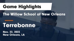 The Willow School of New Orleans vs Terrebonne  Game Highlights - Nov. 22, 2023