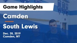 Camden  vs South Lewis   Game Highlights - Dec. 28, 2019