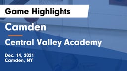 Camden  vs Central Valley Academy Game Highlights - Dec. 14, 2021