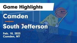 Camden  vs South Jefferson  Game Highlights - Feb. 18, 2023