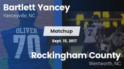 Matchup: Bartlett Yancey vs. Rockingham County  2017