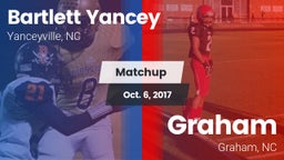 Matchup: Bartlett Yancey vs. Graham  2017