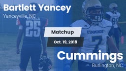 Matchup: Bartlett Yancey vs. Cummings  2018