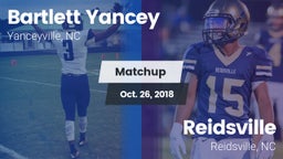 Matchup: Bartlett Yancey vs. Reidsville  2018