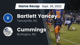 Recap: Bartlett Yancey  vs. Cummings  2022
