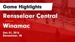 Rensselaer Central  vs Winamac  Game Highlights - Dec 01, 2016