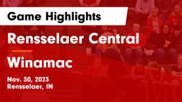 Rensselaer Central  vs Winamac  Game Highlights - Nov. 30, 2023