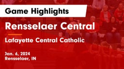 Rensselaer Central  vs Lafayette Central Catholic  Game Highlights - Jan. 6, 2024