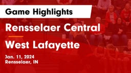 Rensselaer Central  vs West Lafayette  Game Highlights - Jan. 11, 2024