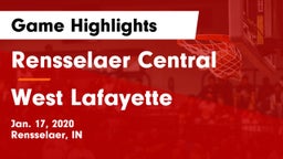 Rensselaer Central  vs West Lafayette  Game Highlights - Jan. 17, 2020