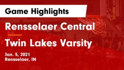 Rensselaer Central  vs Twin Lakes Varsity Game Highlights - Jan. 5, 2021